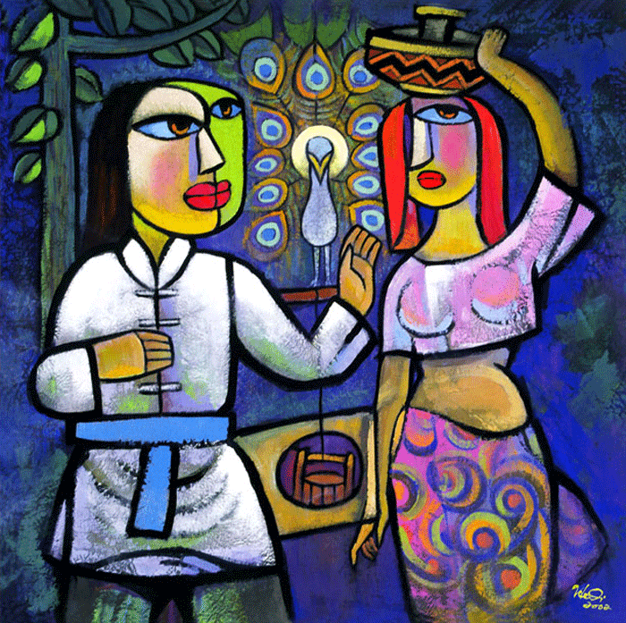 Lent Logo - He Qi Woman at the Well